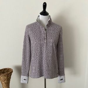 Kavu Lopez Floral Pullover in Grey, Sz XL